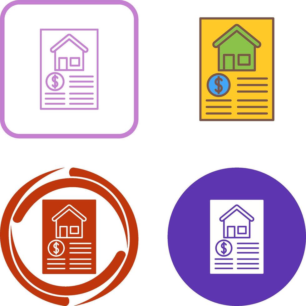 Document Icon Design vector