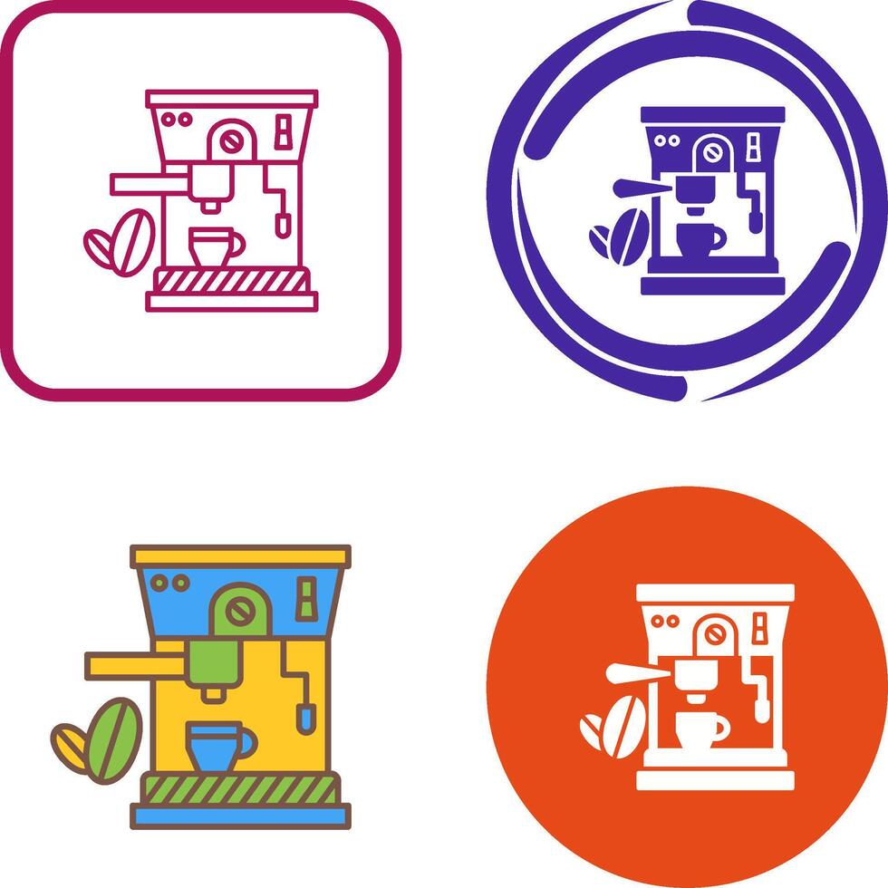 Coffee Machine Icon Design vector