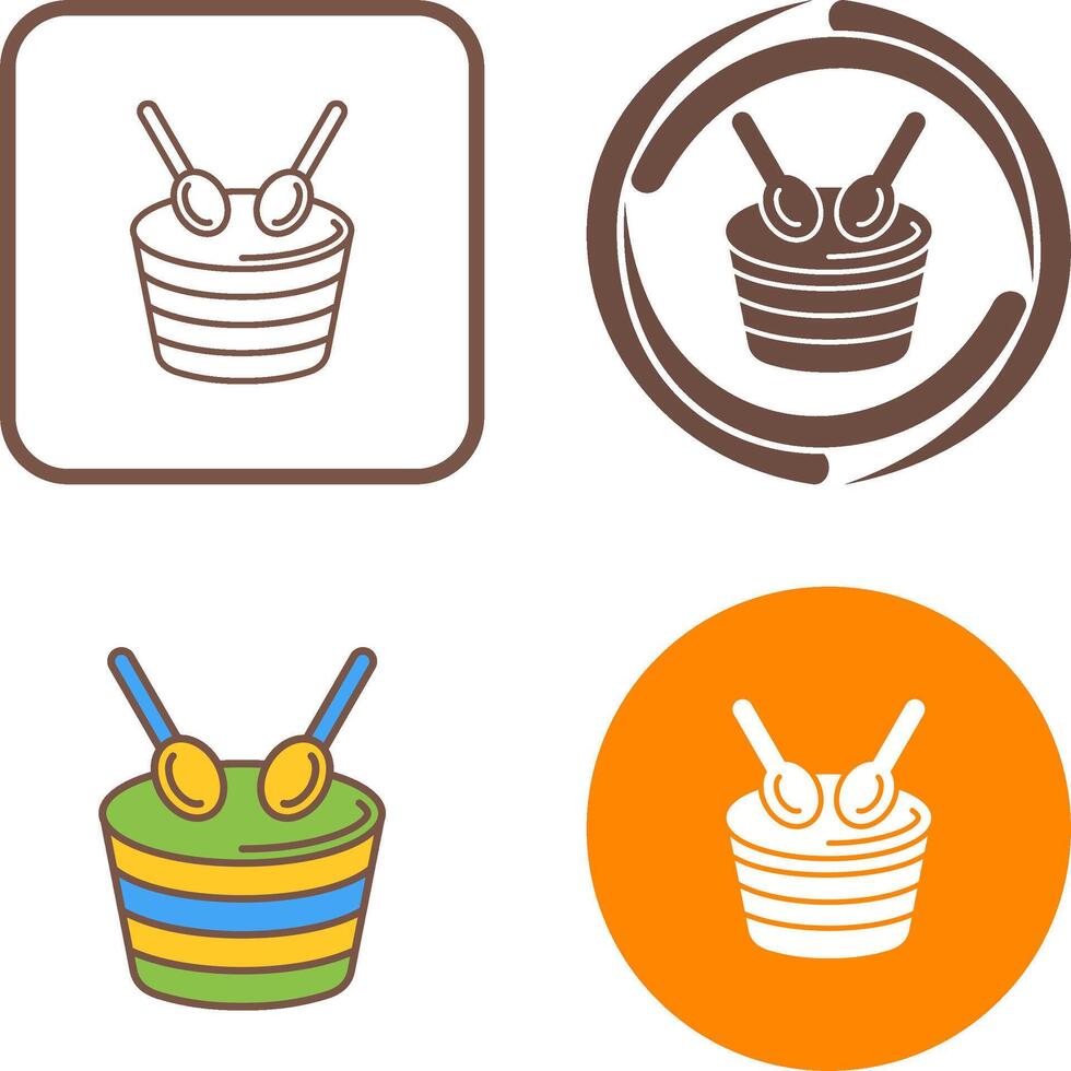 Drum Icon Design vector