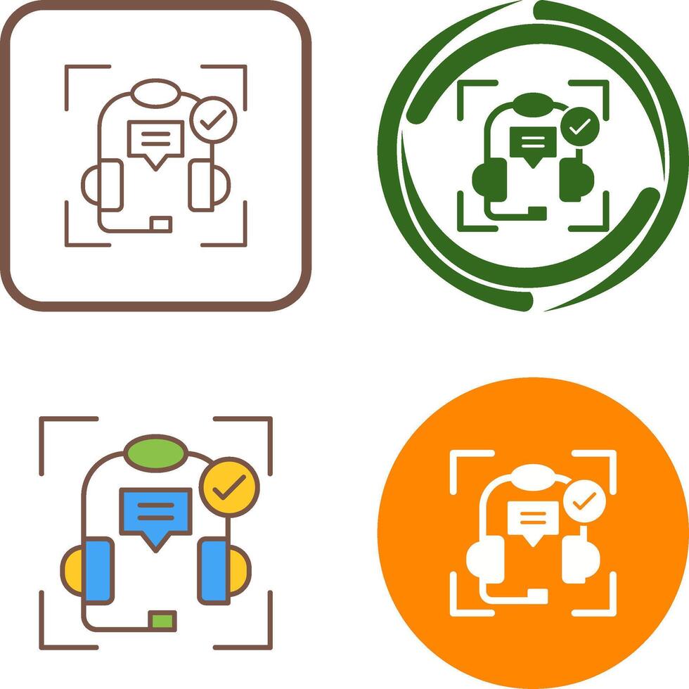 Technical Support Icon Design vector