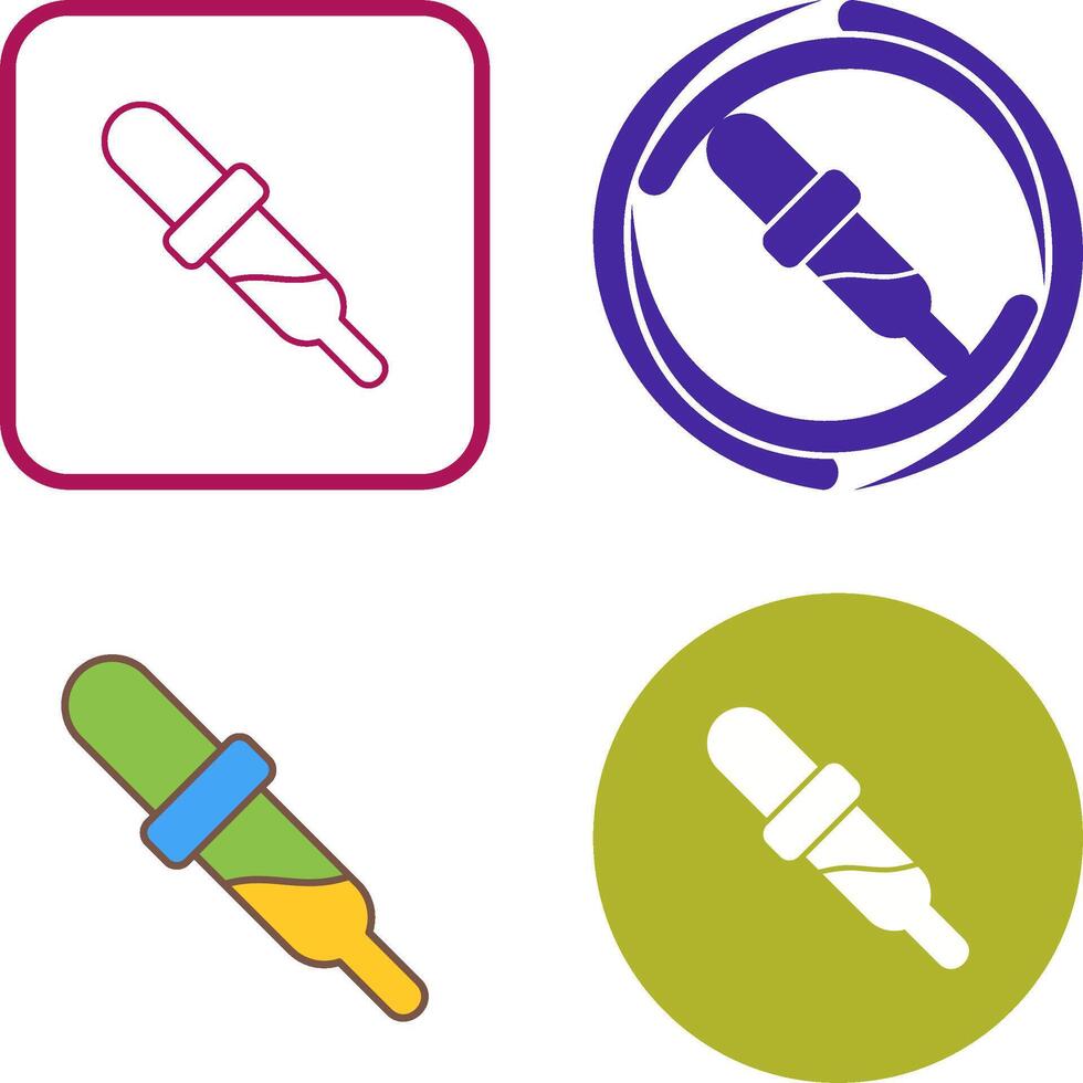 Dropper Icon Design vector