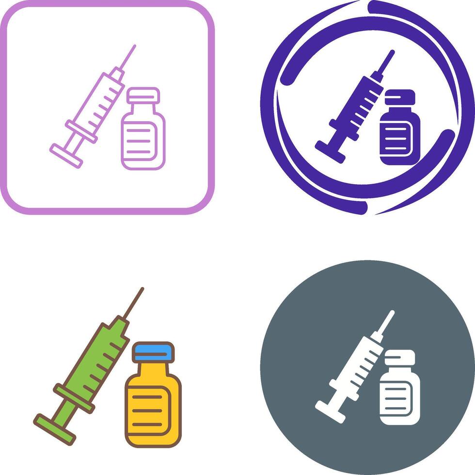 Syringe Icon Design vector
