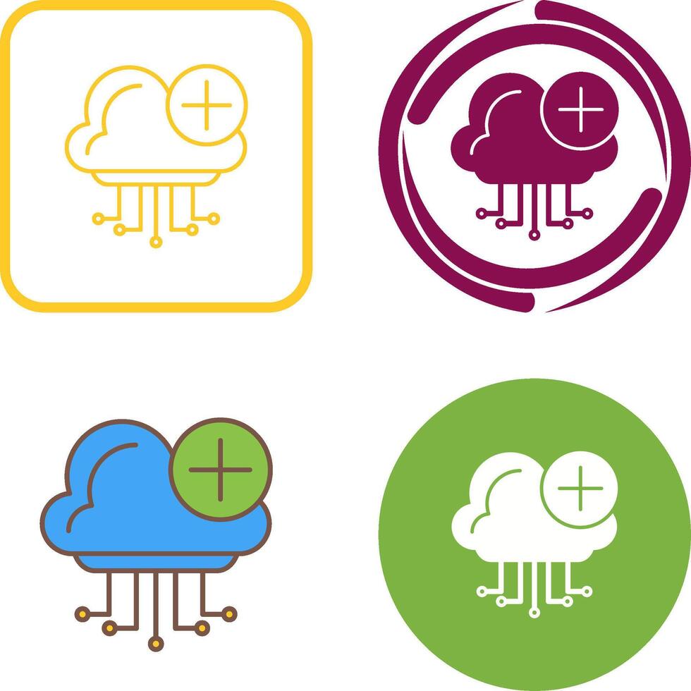 Cloud Computing Icon Design 44343040 Vector Art at Vecteezy