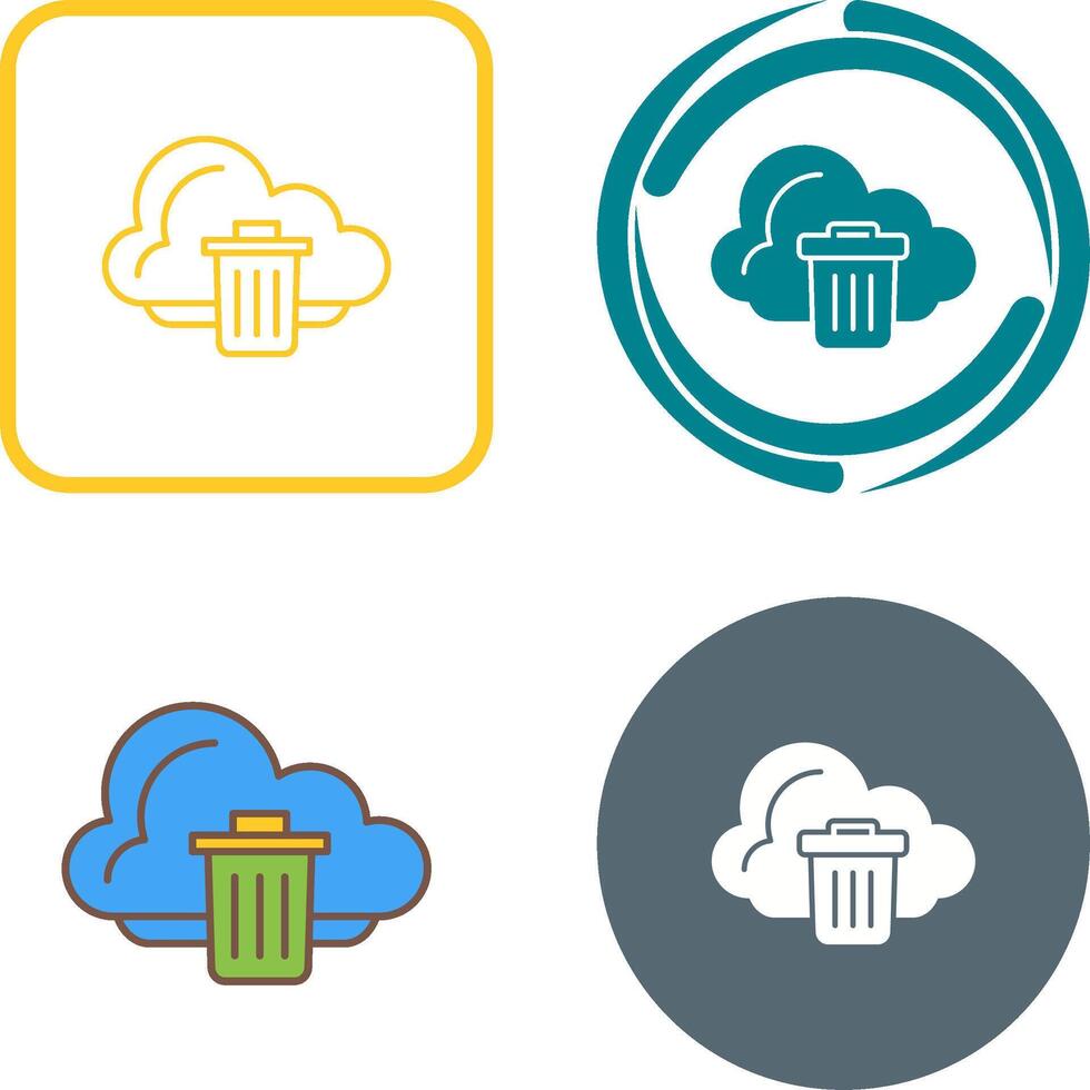 Trash Icon Design vector
