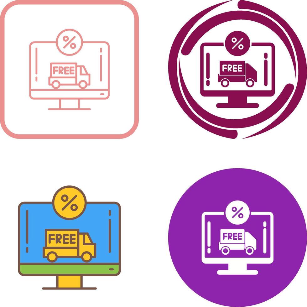 Discount Offer Icon Design vector