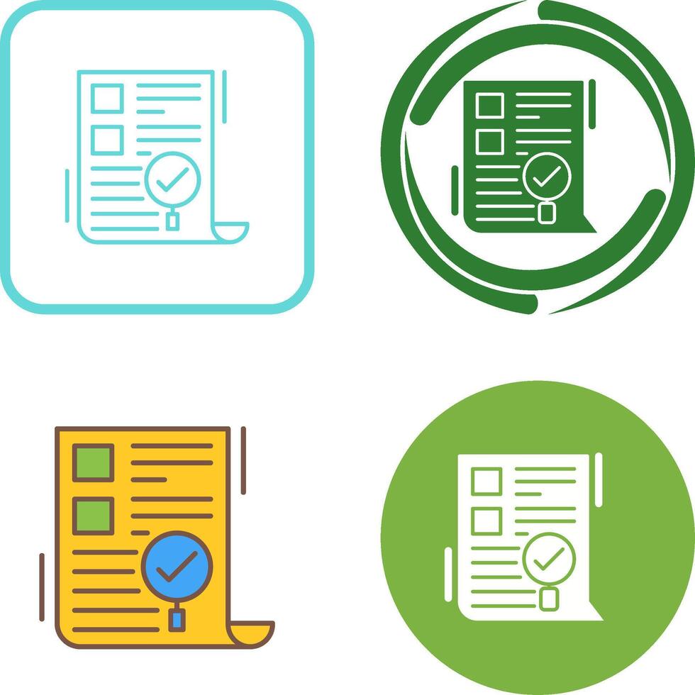 SEO Audit Icon Design vector