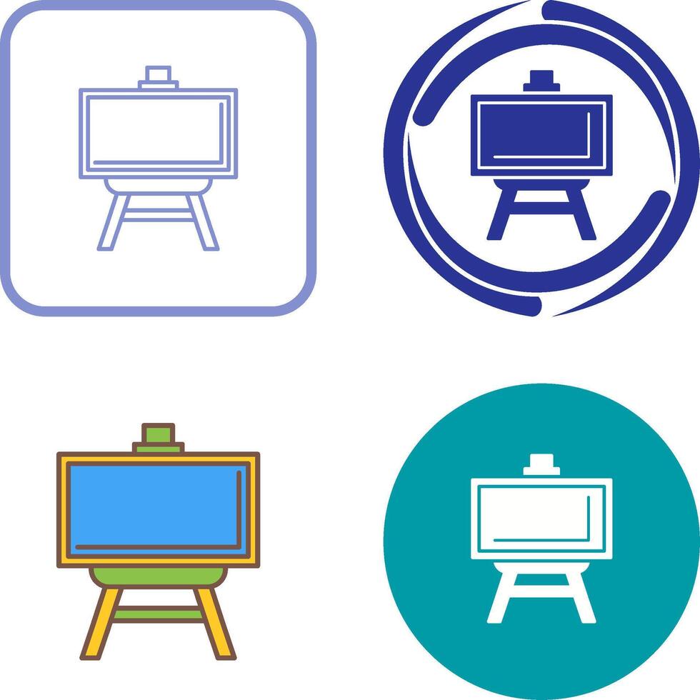 Easel Icon Design vector
