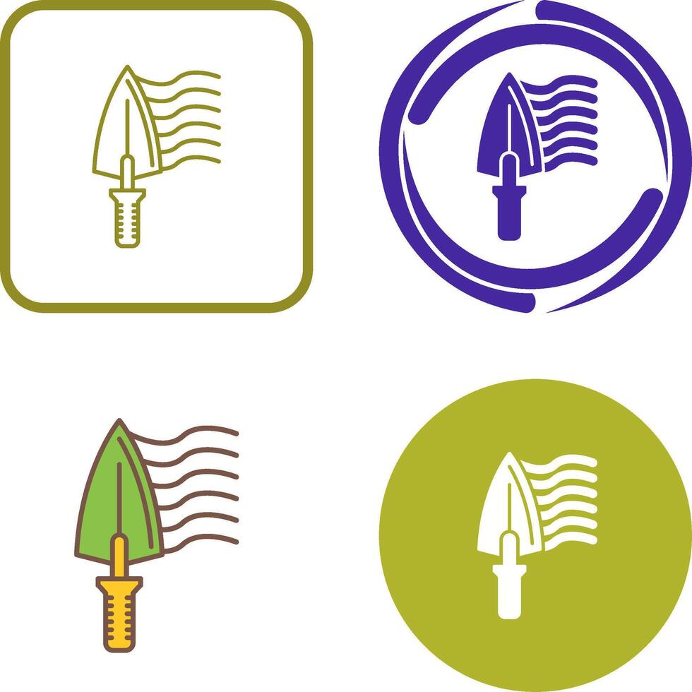Trowel Icon Design vector
