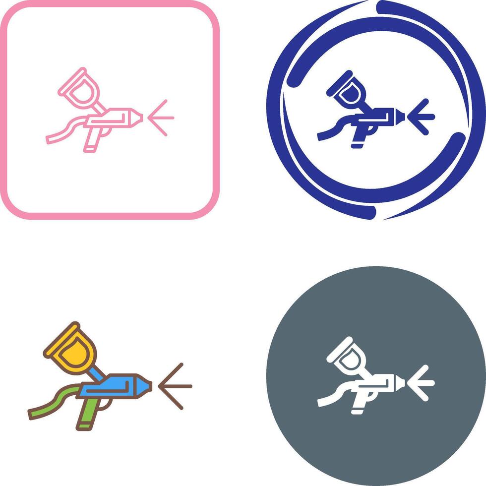 Airbrush Icon Design vector