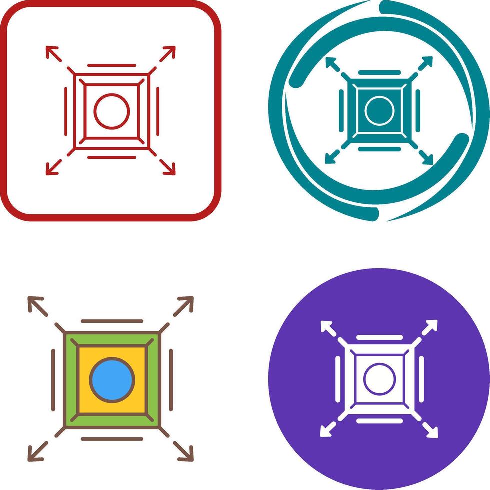 Maximize Icon Design vector