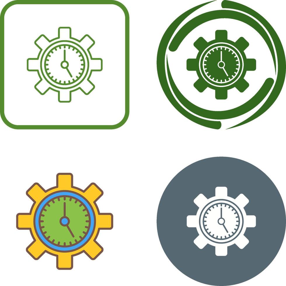 Time Management Icon Design vector