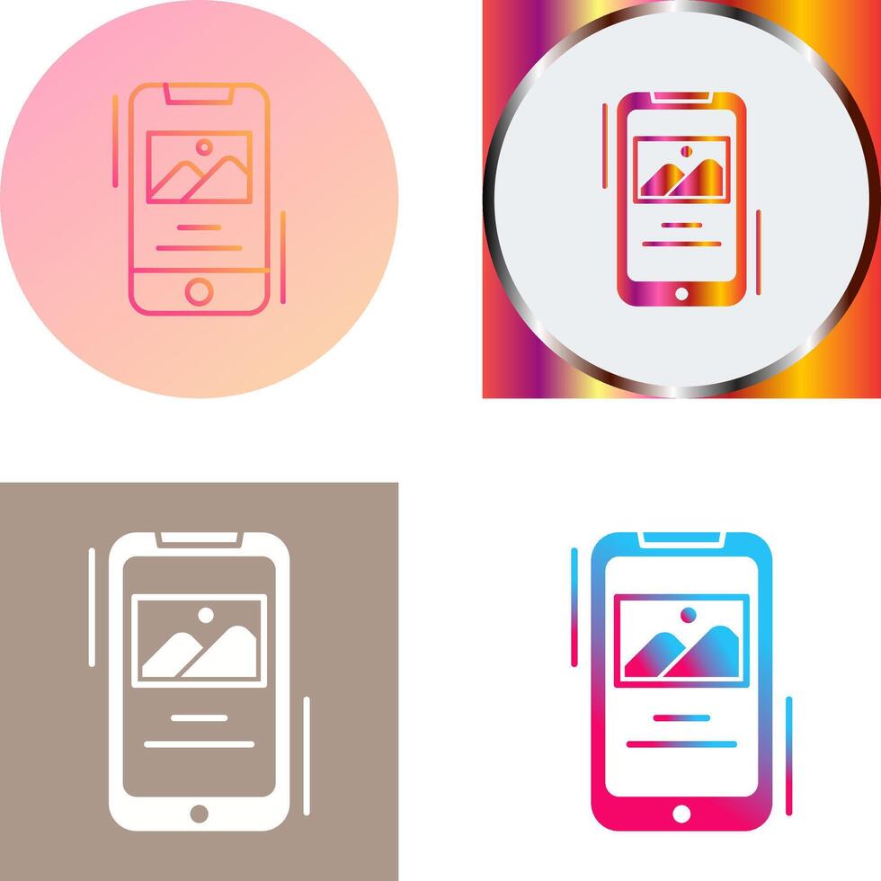 Gallery Icon Design vector
