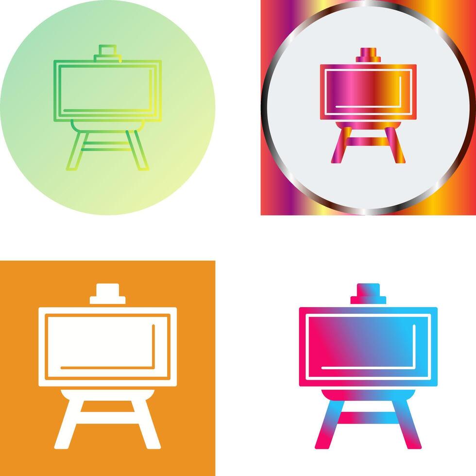 Easel Icon Design vector