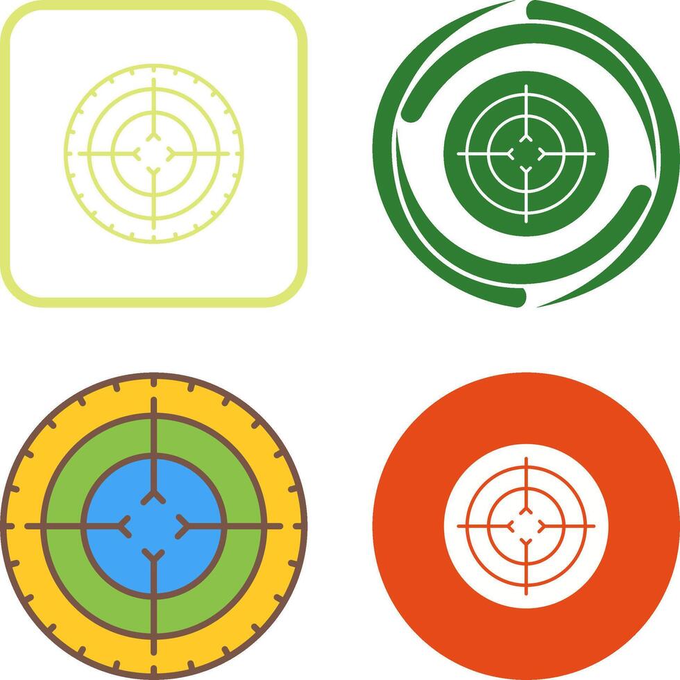Target Icon Design vector