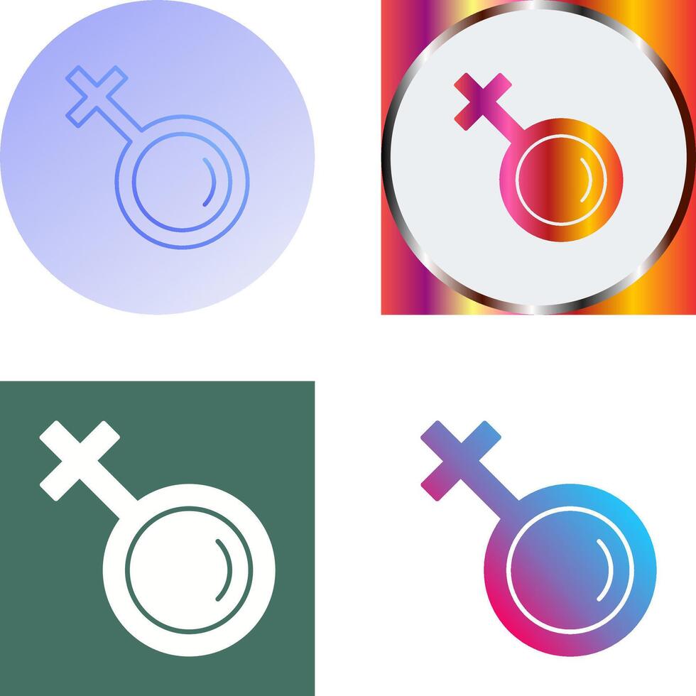 Female Icon Design vector