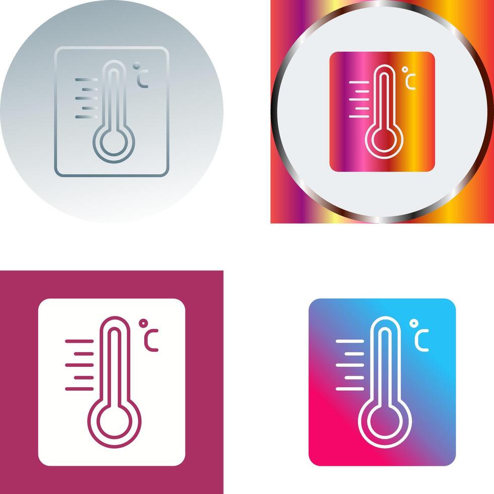 Thermometer Icon Design vector