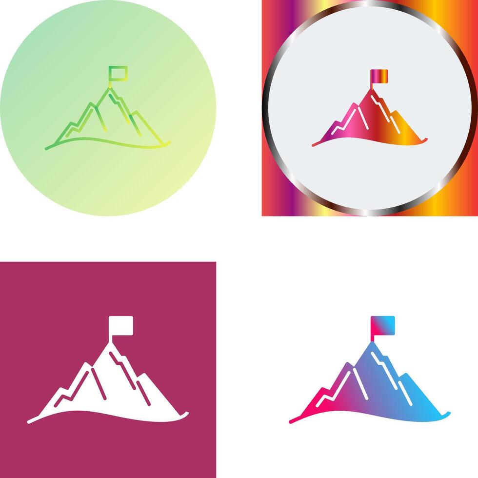 Mission Icon Design vector