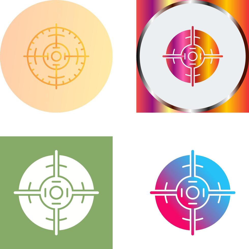 Target Icon Design vector