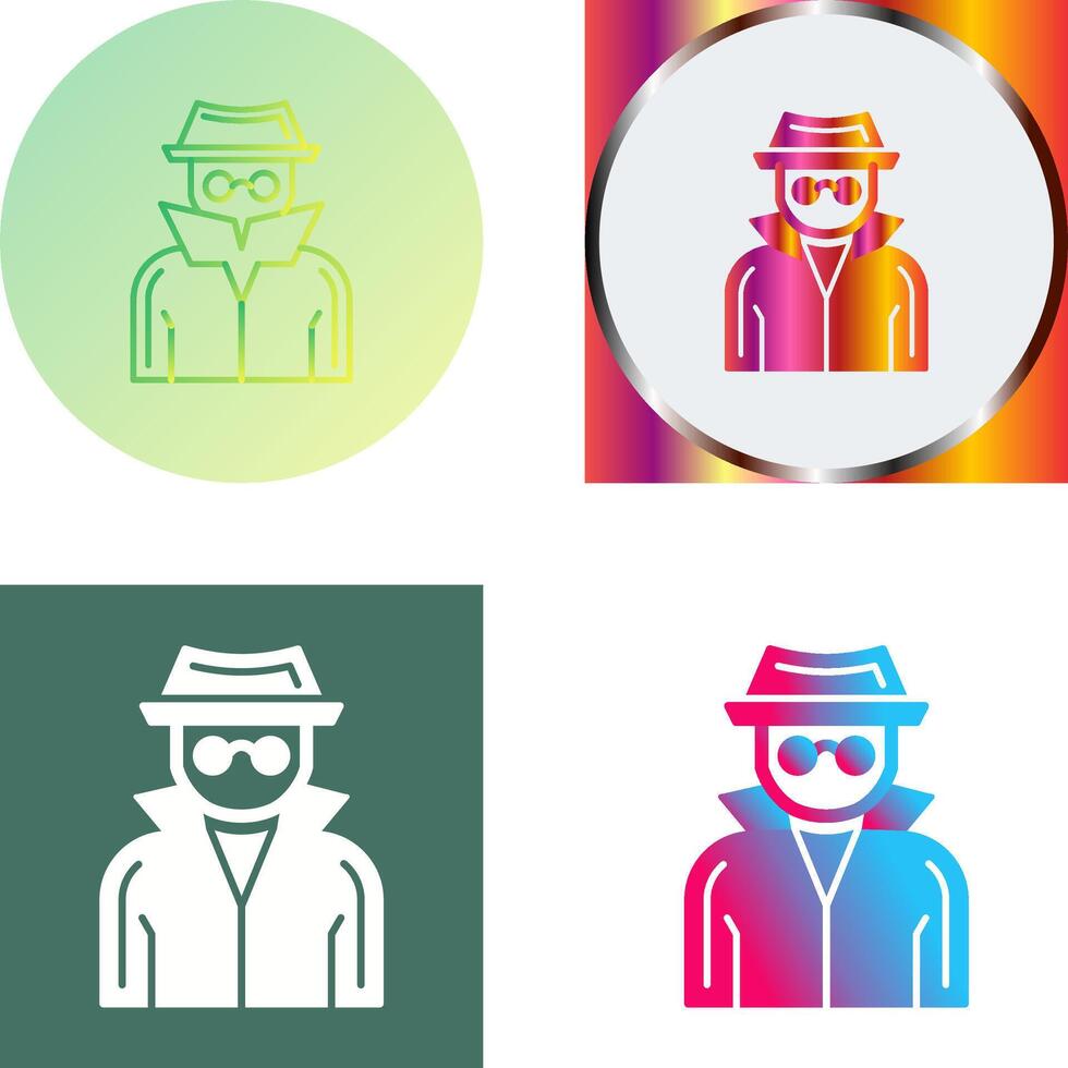 Spy Icon Design vector