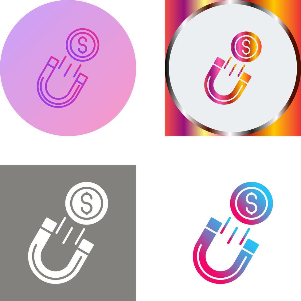 Stealing Money Icon Design vector