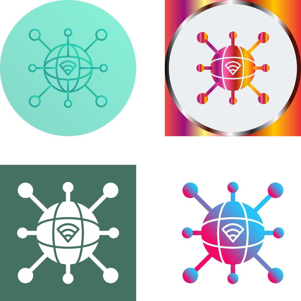 Internet Icon Design vector