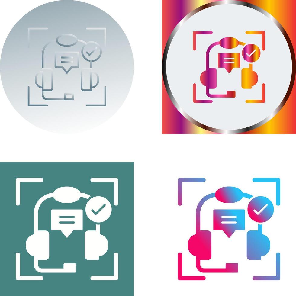 Technical Support Icon Design vector