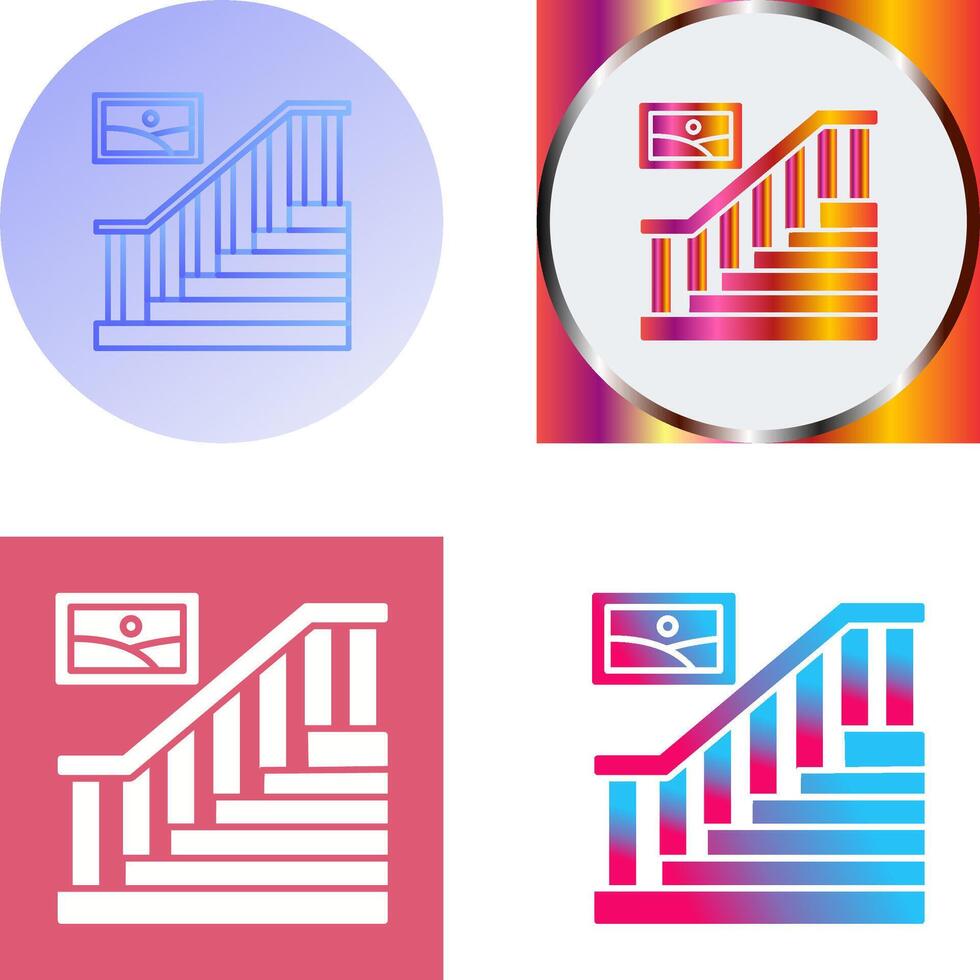 Stair Icon Design vector