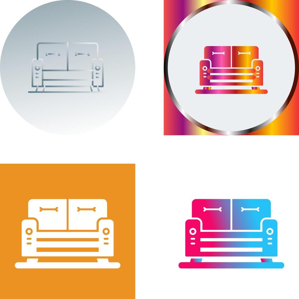 Sofa Icon Design vector