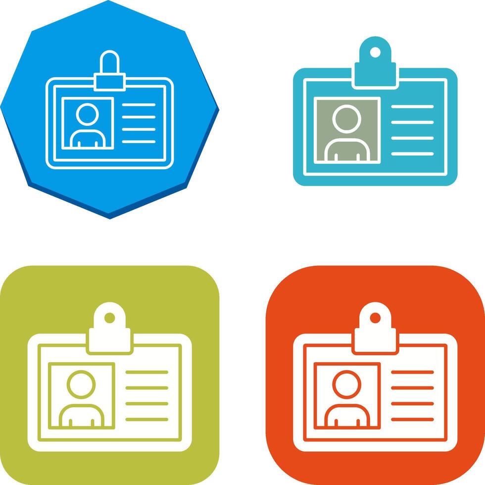 Identity Icon Design vector