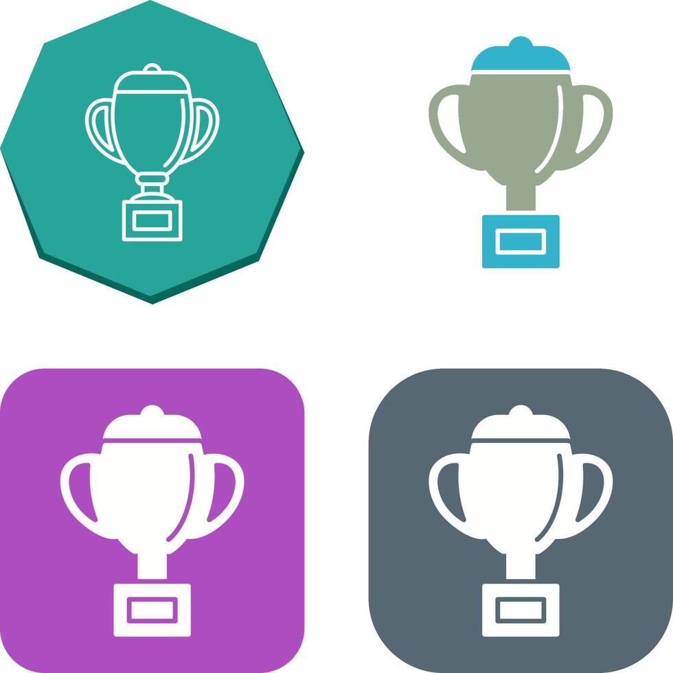 Trophy Icon Design vector