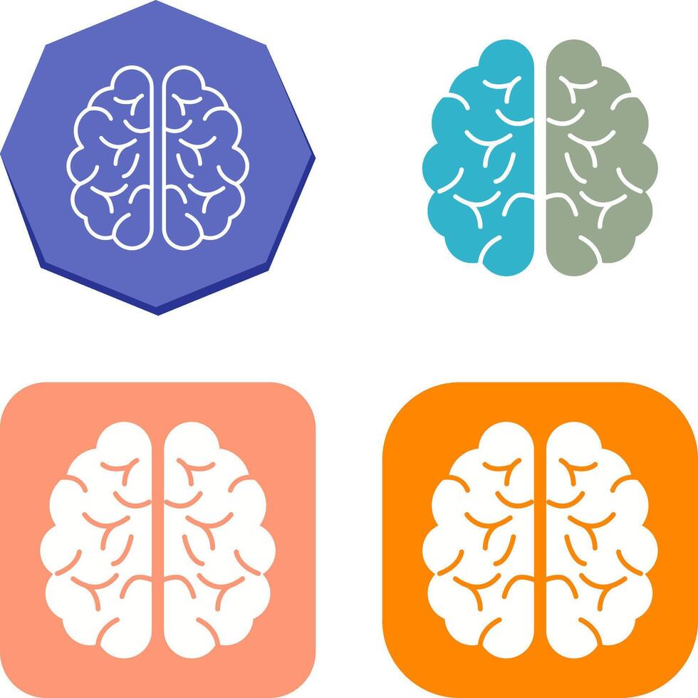Brain Icon Design vector