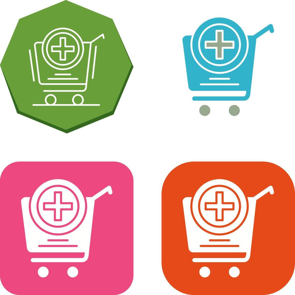 Add to Cart Icon Design vector
