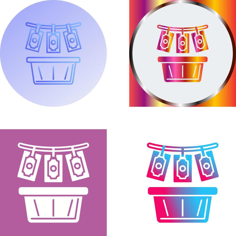 Money Loundering Icon Design vector