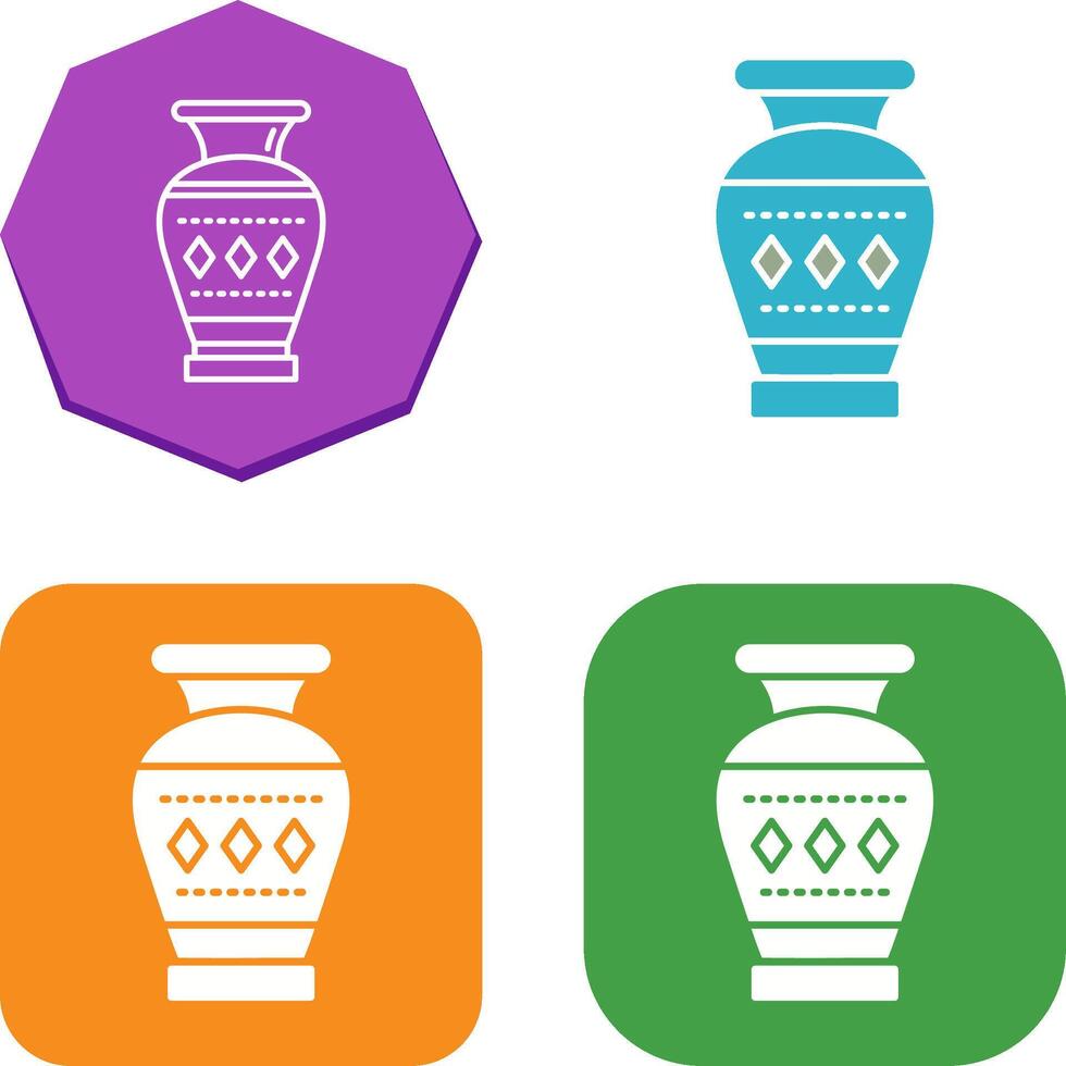 Vase Icon Design vector