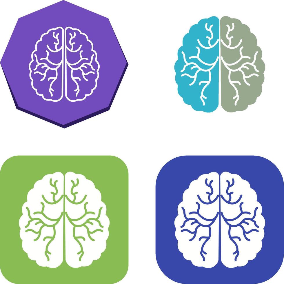 Brain Icon Design vector