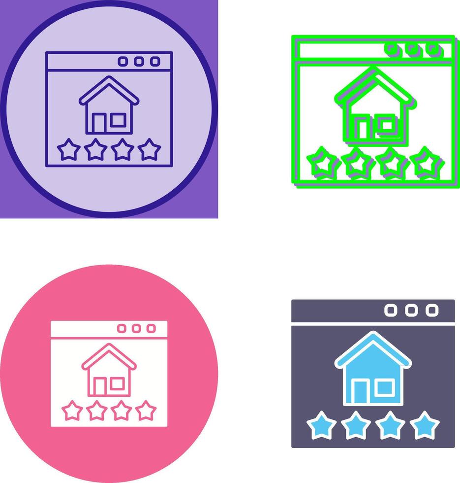Rating Icon Design vector