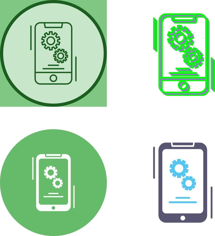 Setting Icon Design vector