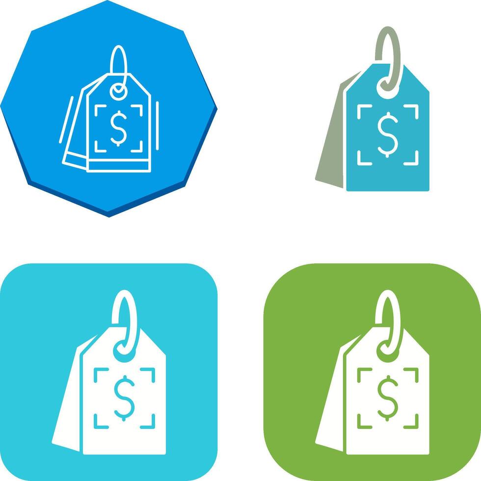 Price Tag Icon Design vector