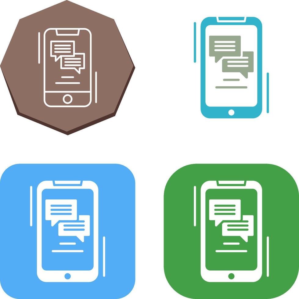 Text Icon Design vector
