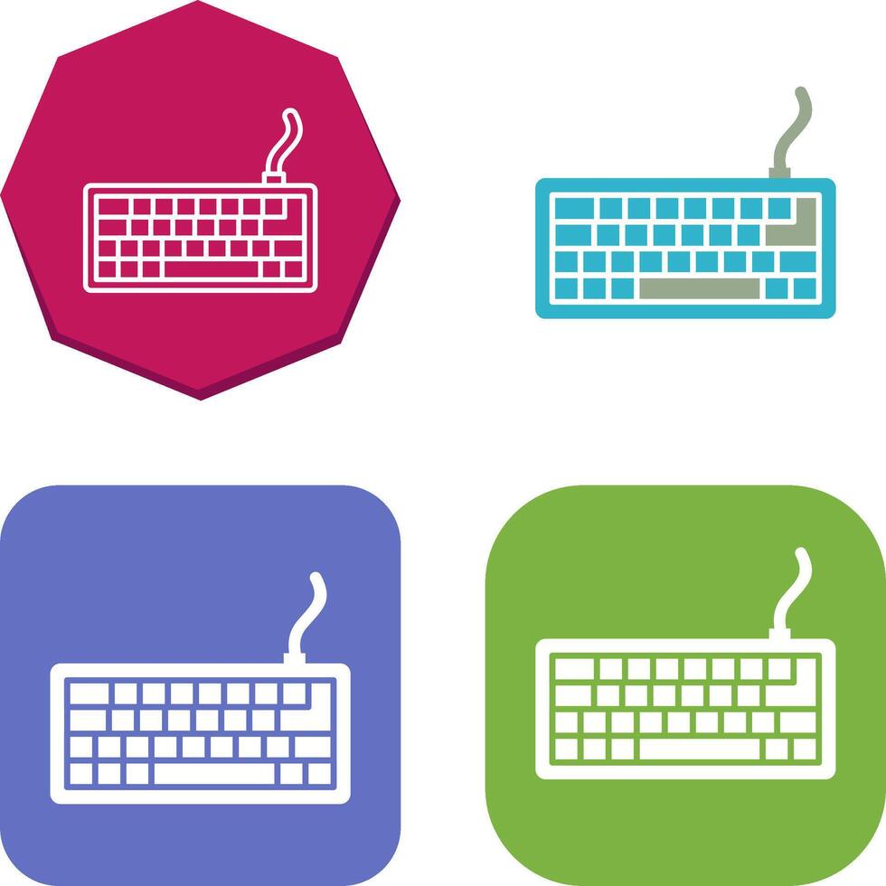 Keyboard Icon Design vector