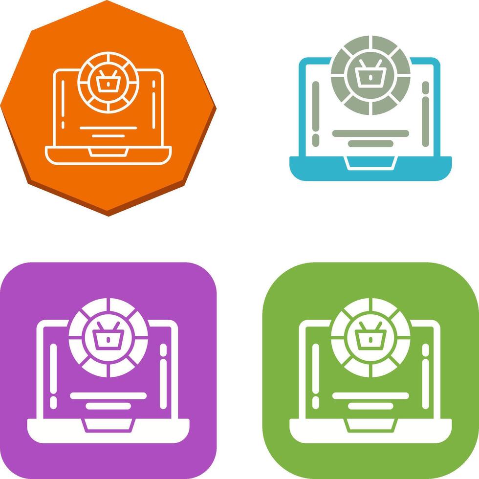Token Icon Design vector