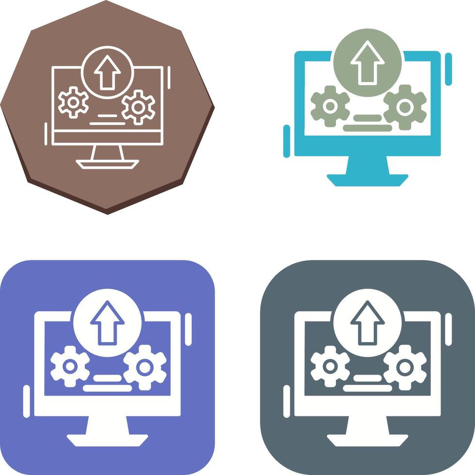 Upload Icon Design vector