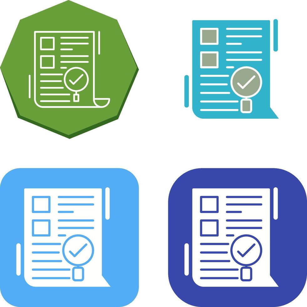 SEO Audit Icon Design vector