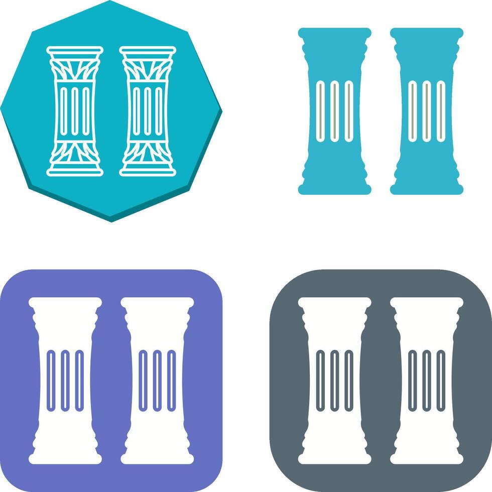 Column Icon Design vector