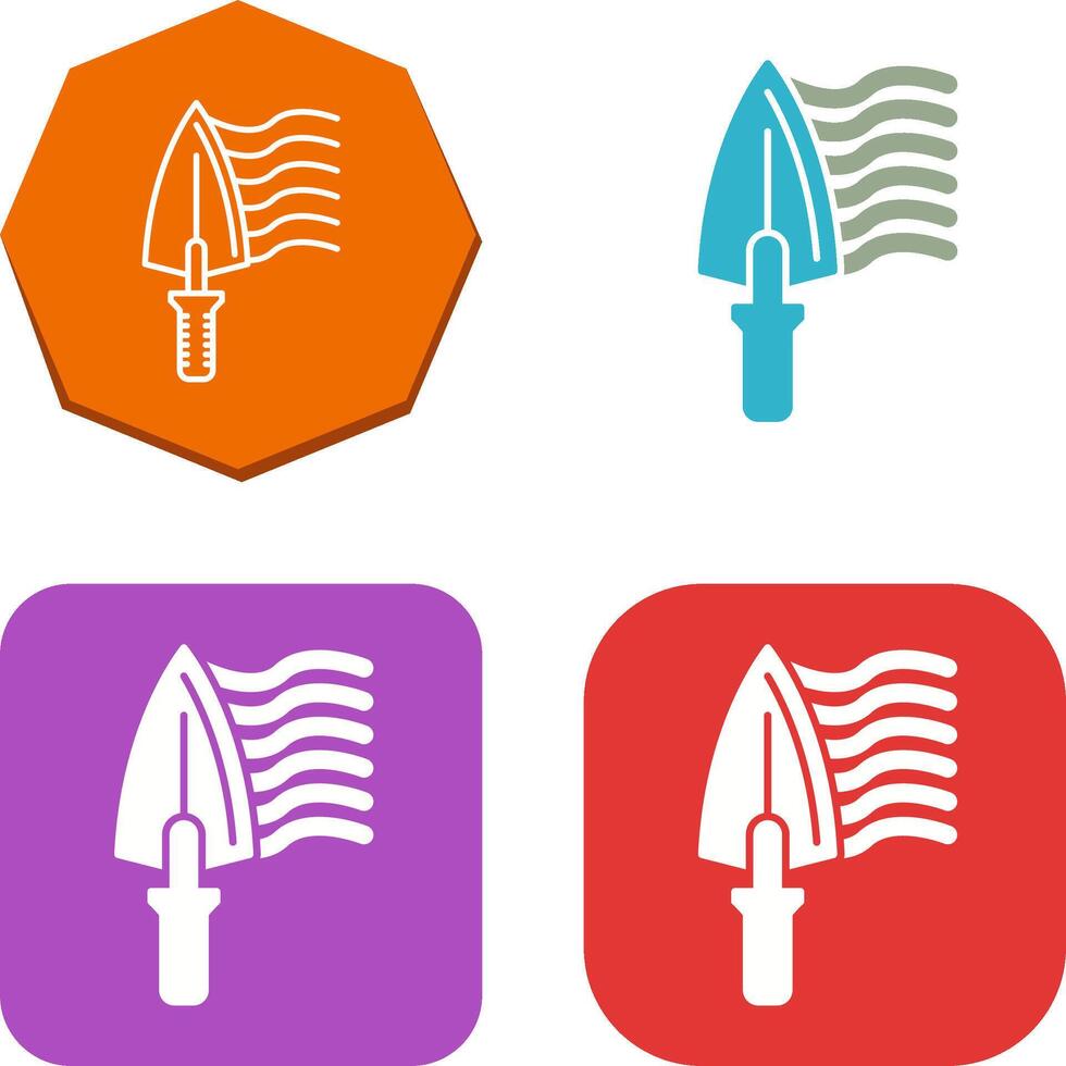 Trowel Icon Design vector