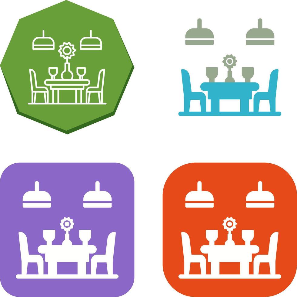 Table Icon Design vector
