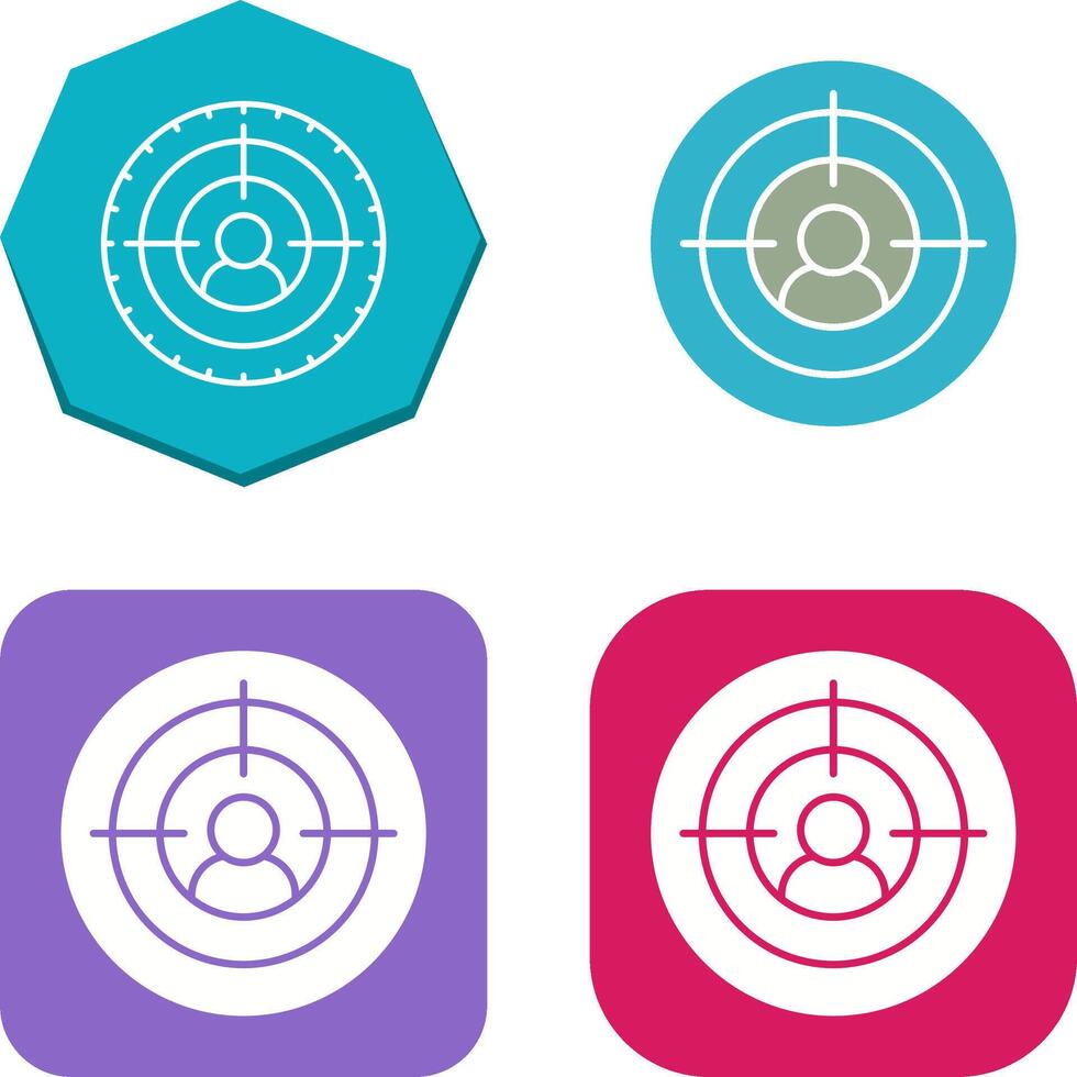 Goal Icon Design vector