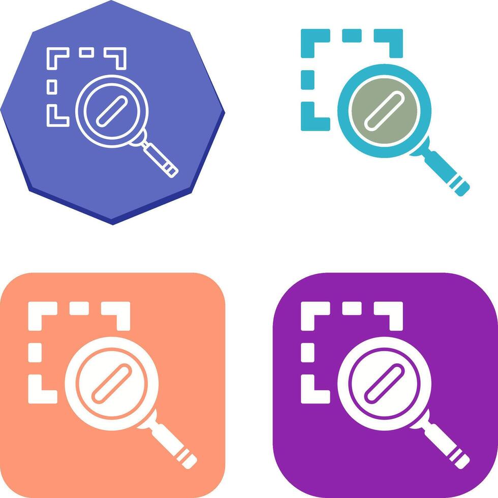 Zoom Out Icon Design vector