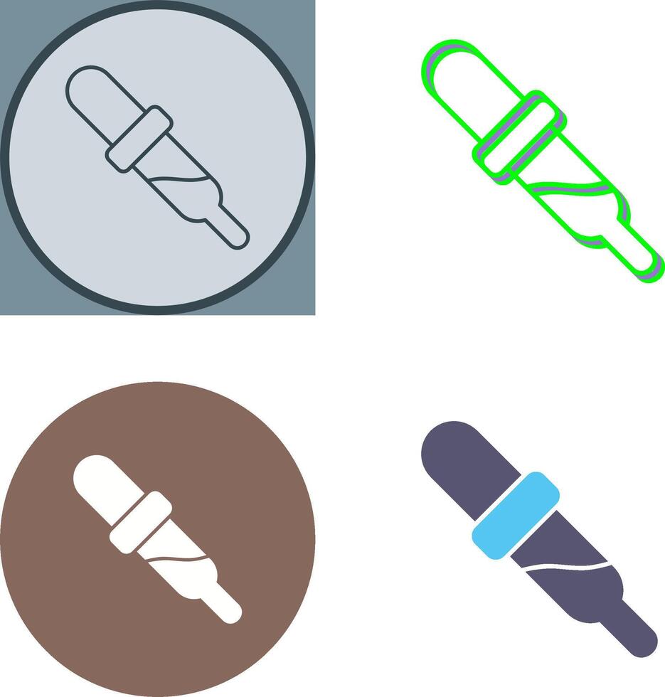 Dropper Icon Design vector