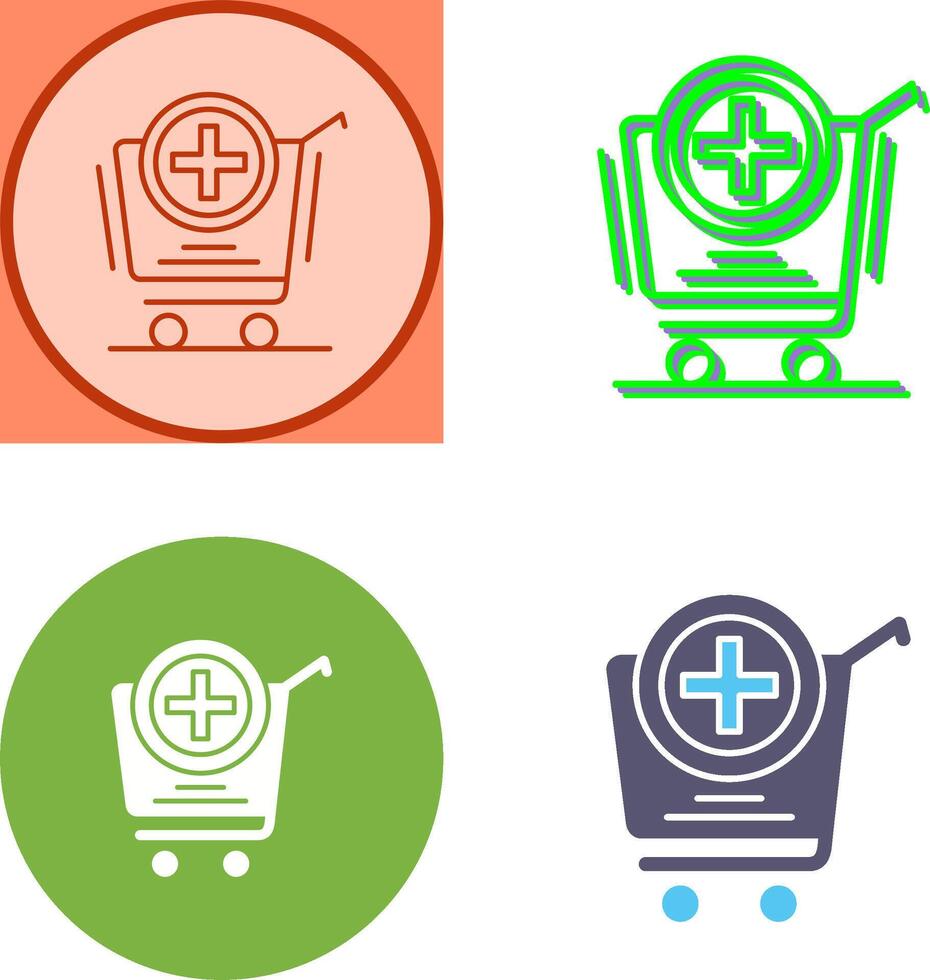 Add to Cart Icon Design vector